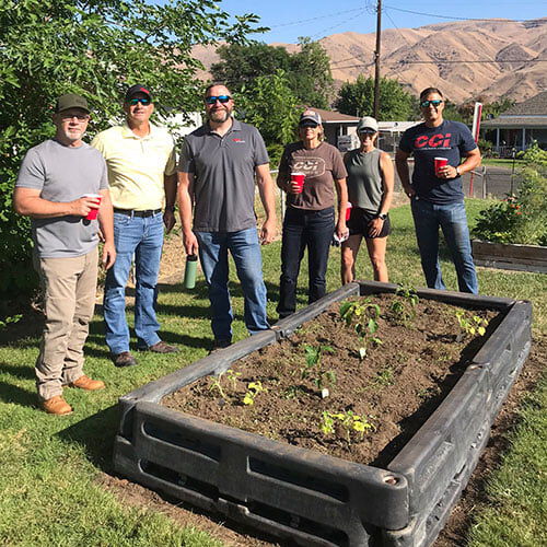 Growing Together: CCI/Speer Volunteers in Garden Bed Revival Project