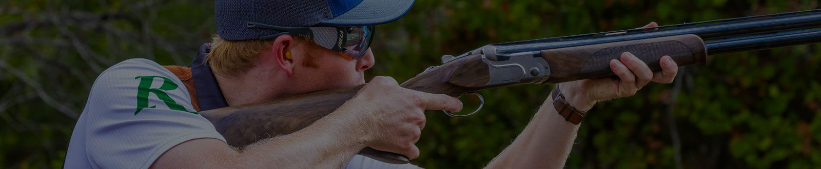 shooter aiming shotgun